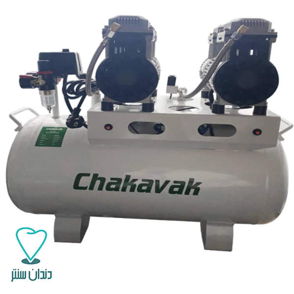 کمپرسور 60 لیتری (2 موتور 980 وات) چکاوک / Compressor CHAKAVAK