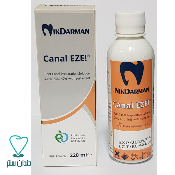 اسید سیتریک (محلول شستشو و نرم کننده کانال) نیک درمان / Canal EZE Solution NICK DARMAN